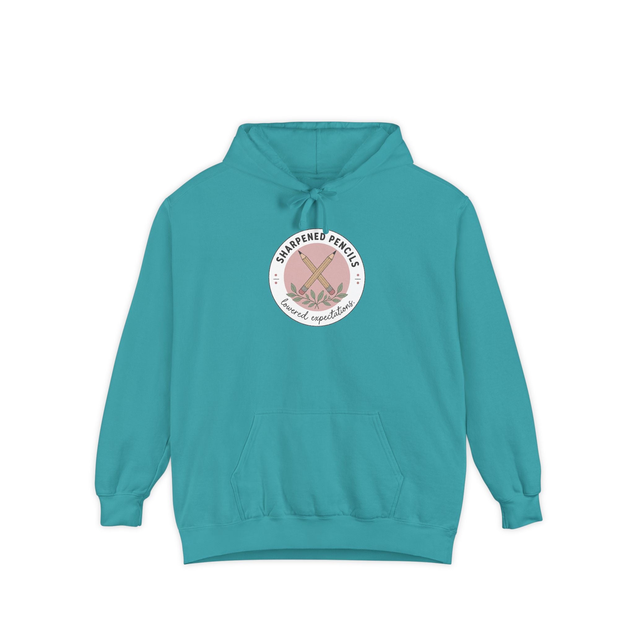 Sharpened Pencils, Lowered Expectations — Garment-Dyed Hoodie