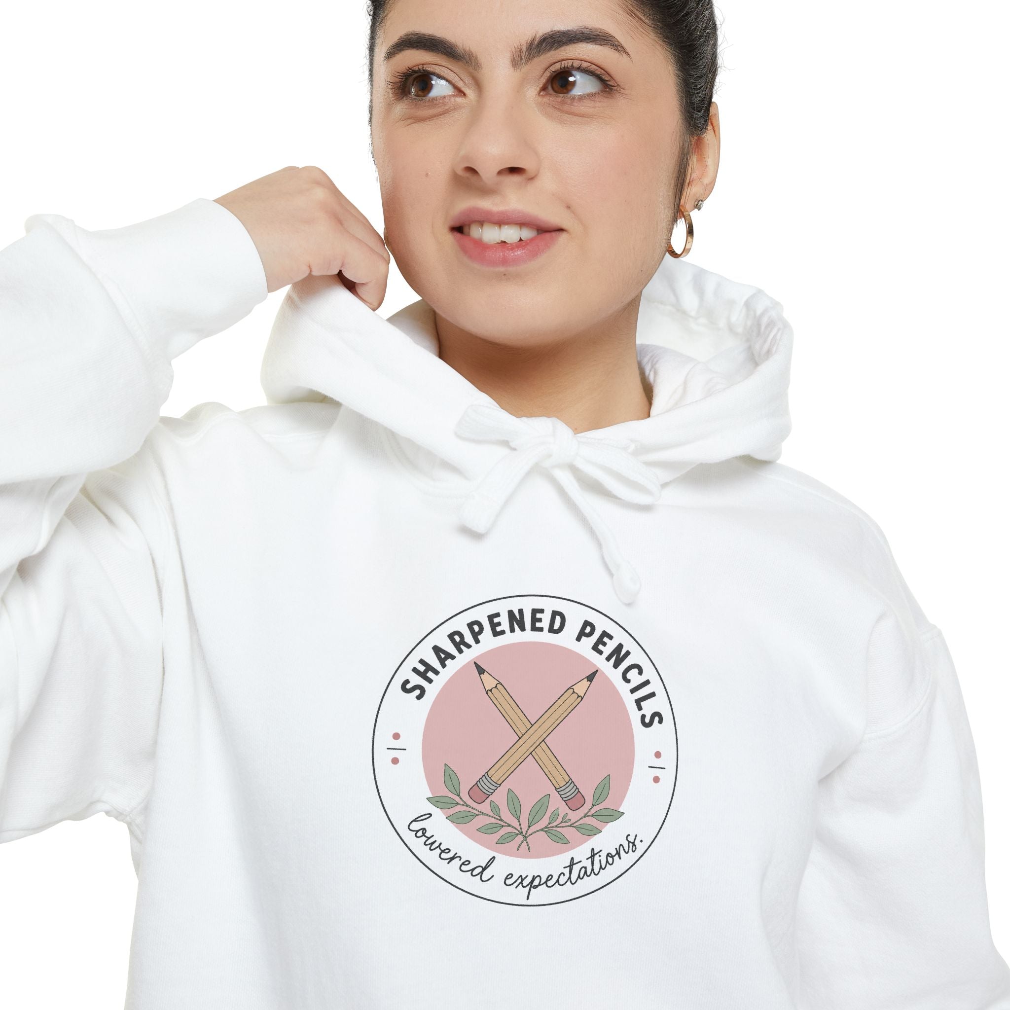 Sharpened Pencils, Lowered Expectations — Garment-Dyed Hoodie
