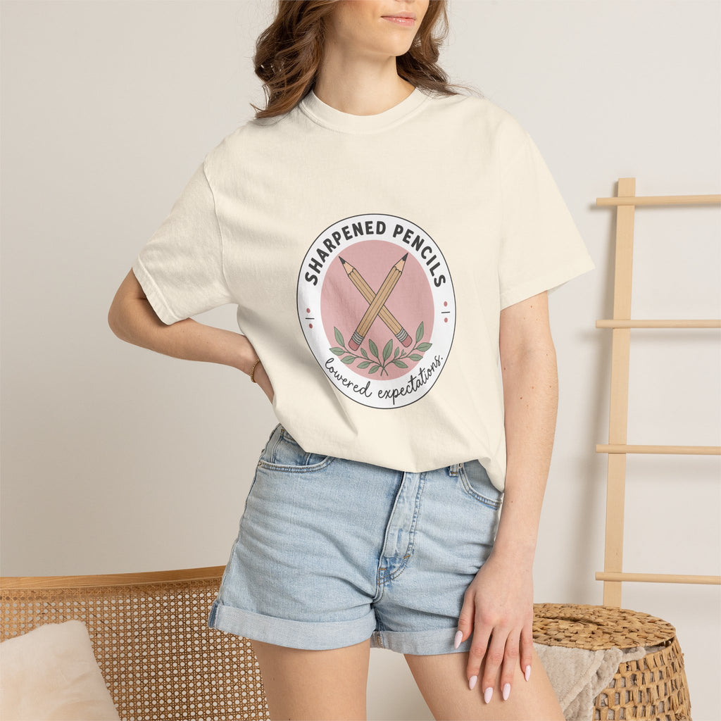 Sharpened Pencils, Lowered Expectations — Garment-Dyed Tee
