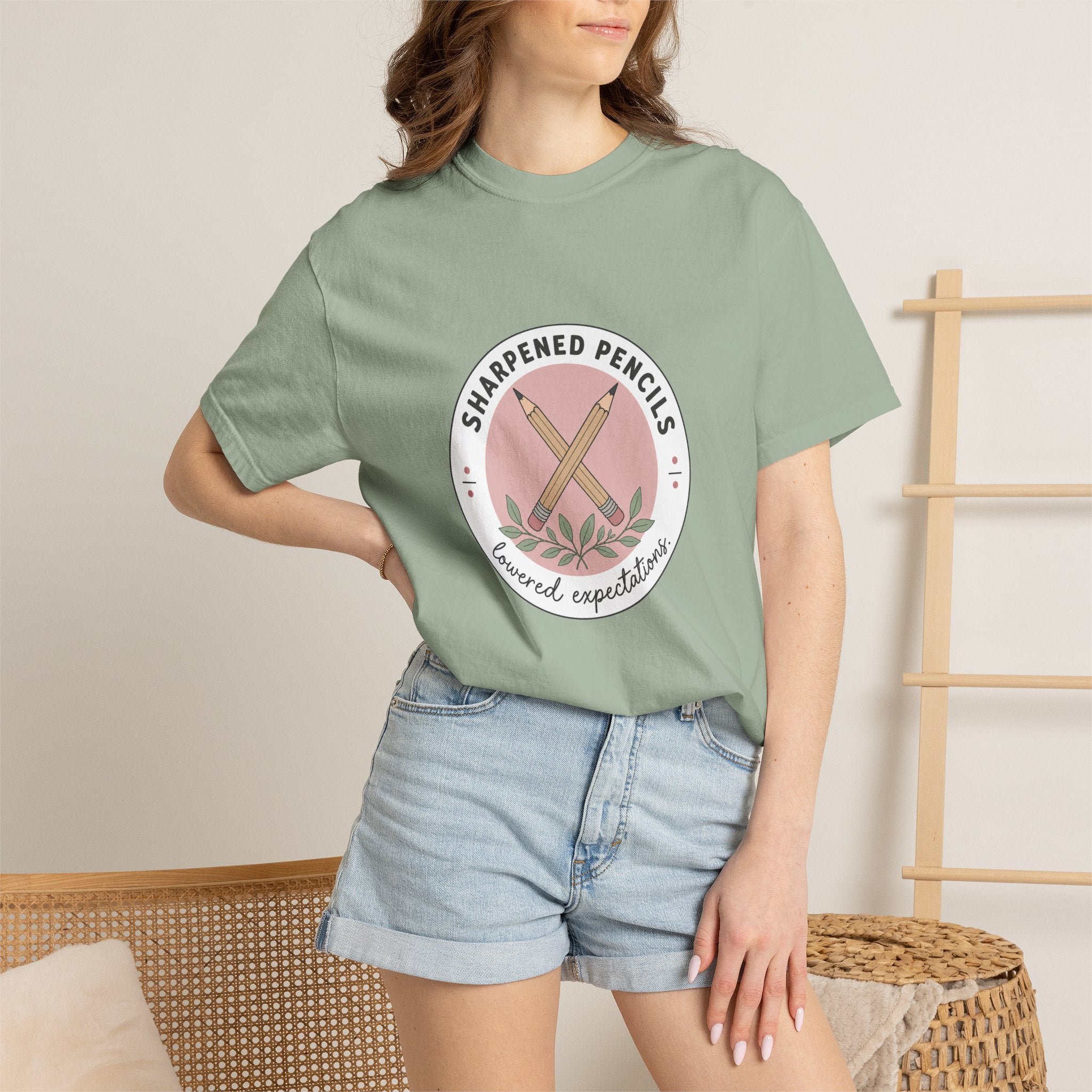 Sharpened Pencils, Lowered Expectations — Garment-Dyed Tee