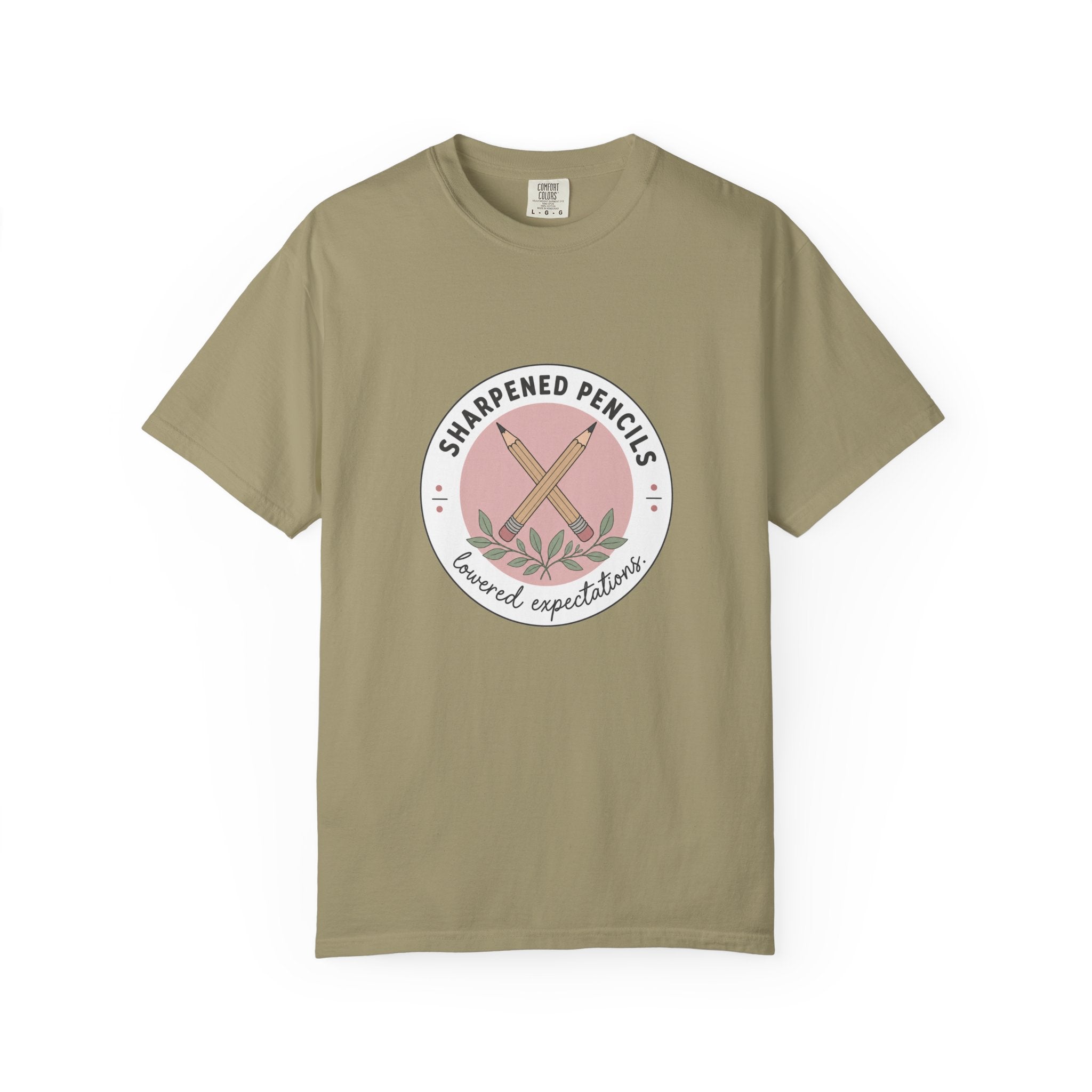 Sharpened Pencils, Lowered Expectations — Garment-Dyed Tee