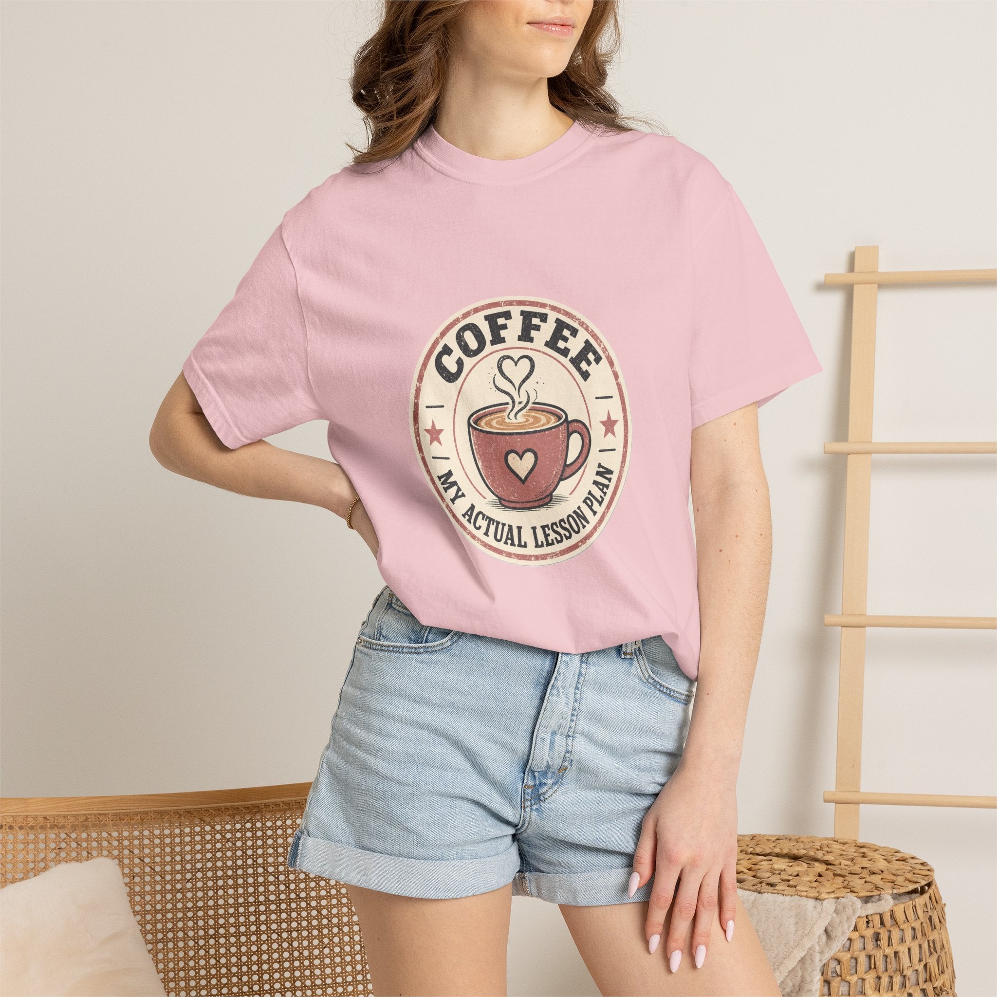 Coffee: My Actual Lesson Plan — Garment-Dyed Tee